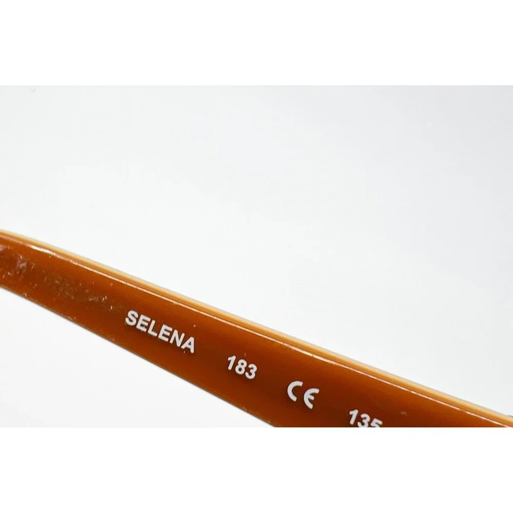 Via Spiga Eyeglasses Women Brown Selena 183 Zebra Cutout 53-15-135